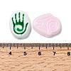 Baking Paint Glass Beads LAMP-Z017-02-3