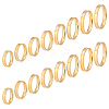 Unicraftale 16pcs 8 Size 201 Stainless Steel Grooved Finger Ring for Women RJEW-UN0002-38G-9