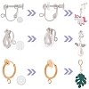 24Pcs 6 Style Brass Clip-on Earring Findings DIY-SC0021-29-3
