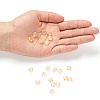 Spray Painted Transparent Glass Beads GLAA-FS0001-01B-7