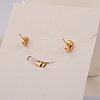 Perfume Bottle 304 Stainless Steel Resin Pendant & Stud Earring Jewelry Sets X-SJEW-I077-18-2