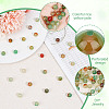 2 Strands Natural Peacock Agate Beads Strands G-GO0001-37-5