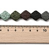 Dyed Natural Lava Rock Beads Strands G-A264-A03-01A-4