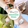 6Pcs Zinc Alloy Twister Clasps FIND-FH0016-55P-5