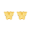 Stylish Stainless Steel Butterfly Stud Earrings for Women's Daily Wear AO7472-1-2