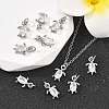 SHEGRACE Brass Clear Cubic Zirconia Charms XGRQ2O138-417P-5