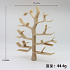 Miniature Dollhouse Bookshelf Tree-shaped PW-WG47DB7-01-1