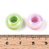 UV Plating Opaque Acrylic European Beads OACR-Q197-14-3
