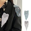 2pcs 2 color Zinc Alloy Rhinestone Cup Chain Shoulder Knot DIY-NB0006-56-6
