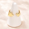 Brass Cuff Rings for Women RJEW-L132-07G-3