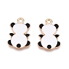 Panda Theme Alloy Enamel Pendants ENAM-T020-34H-1