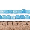 Baking Paint Crackle Glass Beads Strands DGLA-N019-01B-01-2
