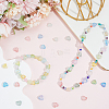 400Pcs Opaque Acrylic Beads MACR-SP0002-14A-4