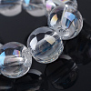 Electroplate Glass Beads Strands X-EGLA-Q062-10mm-A09-4
