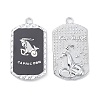 Alloy Twelve Constellations Series Big Pendants PALLOY-O107-01P-10-2