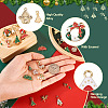 40Pcs 20 Style Christmas Rack Plating Alloy Enamel Pendants ENAM-TA0001-54-3