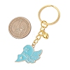 2Pcs Alloy Enamel Charm Keychains KEYC-JKC01090-3