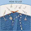 DIY Christmas Knitting Tool Sets HJEW-BC00022-4