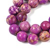 Dyed Natural Regalite/Imperial Jasper/Sea Sediment Jasper Beads Strands G-B124-C03-12-2