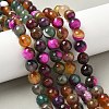 Natural Agate Beads Strands G-M437-C01-01Z-5