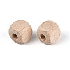 Beech Wood European Beads WOOD-T033-09B-2