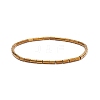 Glass Column Beaded Stretch Bracelet for Women BJEW-JB08625-01-1