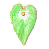 304 Stainless Steel with Enamel Pendants SA-OY002-29G-01-1