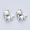 Tibetan Style Alloy Pendants X-TIBE-R316-063AS-RS-2