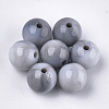 Acrylic Beads X-OACR-S029-060C-08-1