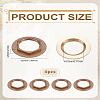 4Pcs Brass Nut KK-LP0004-76-2