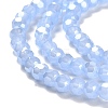 Electroplate Glass Beads Strands EGLA-A035-J4mm-A03-3