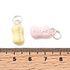 Alloy Enamel Pendants FIND-C077-02-3