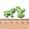 Synthetic Turquoise Dyed Horse Beads G-B015-11-3
