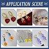 60Pcs 2 Color 304 Stainless Steel Leverback Earring Findings STAS-UN0057-76-5