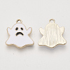 Light Gold Plated Alloy Pendants LS-ENAM-T009-36A-2