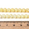 Anti-Tarnish Electroplate Glass Beads Strands X-GLAA-N056-6mm-05-2