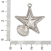304 Stainless Steel Pendants STAS-P417-04A-P-3