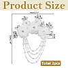 Flower Polyester Ornament Accessories DIY-WH0591-152-2
