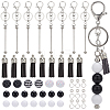 Halloween DIY Iron Bar Beadable Keychain Making Kit DIY-SC0025-93-1