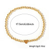 Luxury Brass Heart Bead Bracelets RL2701-4