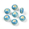 Handmade Porcelain Beads PORC-Q174-12x7mm-3-01-1