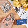 SUNNYCLUE DIY 20Pcs 10 Style Tibetan Style Alloy Pendants PALLOY-SC0004-12-3