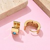 201 Stainless Steel Wide Huggie Hoop Earrings EJEW-D354-11G-3