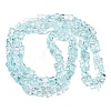 Transparent Glass Beads Strands GL-CBAAE04-01C-4