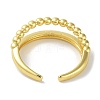 Brass Open Cuff Rings for Women RJEW-E292-23G-3