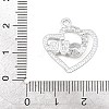 Alloy Rhinestone Pendants RB-CBA332B-07C-P-3