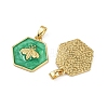 Brass Pendants KK-C093-04G-2