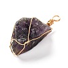 Natural Mixed Gemstone Pendants PALLOY-JF00914-5