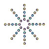 PVD Vacuum Plating 304 Stainless Steel Spacer Beads STAS-CJ0001-85-5