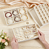 4Pcs 4 Styles MDF Covered with Velvet Jewelry Display Trays CON-UN0001-16A-2